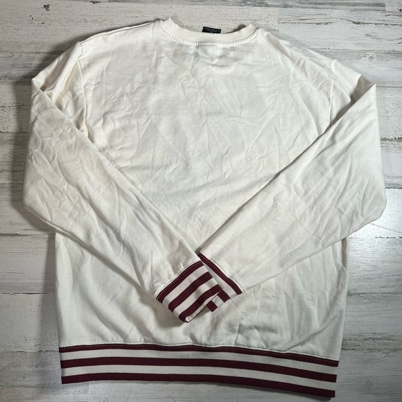 Harry Potter Hogwarts Wizarding World Crewneck Cream Sweatshirt Adult Size XL - Picture 3 of 7